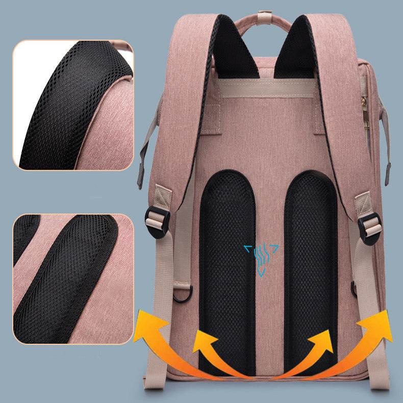 New Mama Baby Crib Backpack – Stylish & Functional Diaper Bag for Modern Moms - Pasha