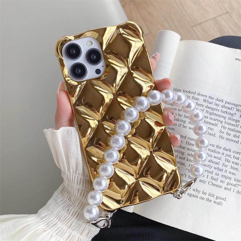 Luxury Diamond Bracelet Phone Case for iPhone - Elegant TPU Protection with Chain Design - Pasha