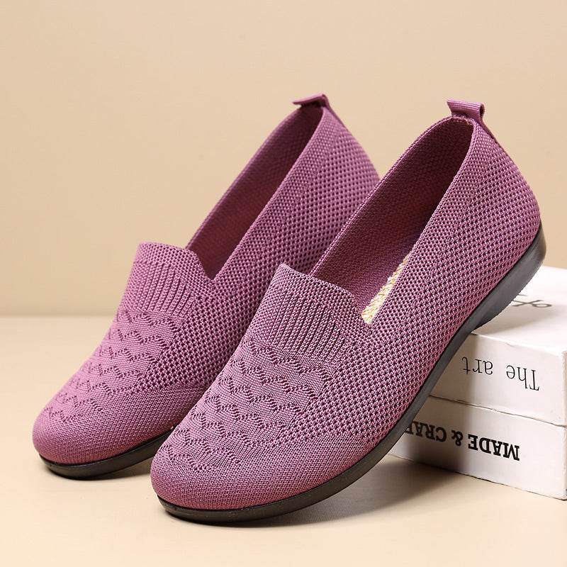 Casual breathable flat shoes for women - Pasha
