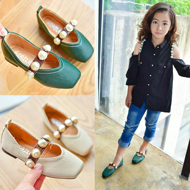 Spring and Autumn Leather Princess Shoes for Girls – Stylish and Comfortable Footwear - Pasha
