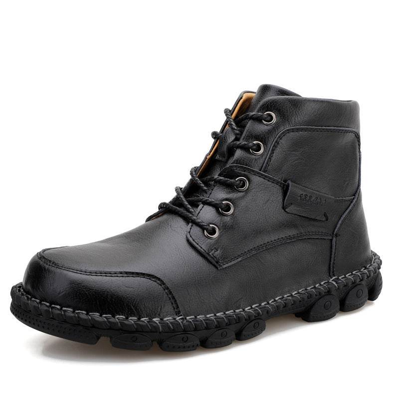 Men's British Style Boots – High Top & Leather - Pasha