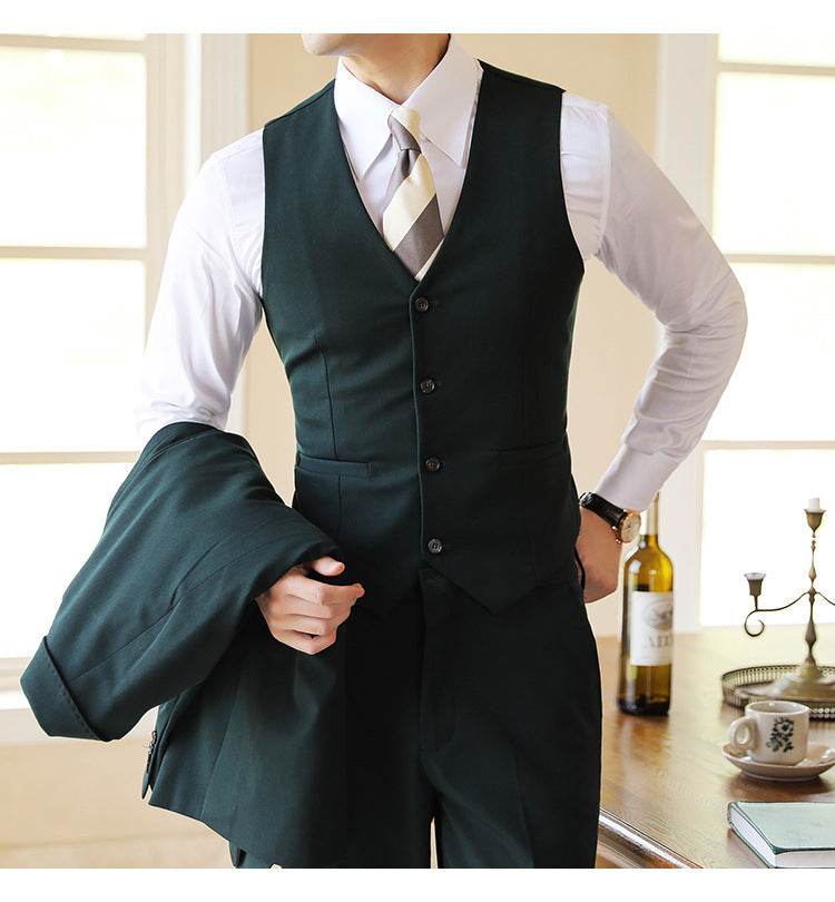 Men´s Suit-High End 3 piece Wedding Suit - Pasha