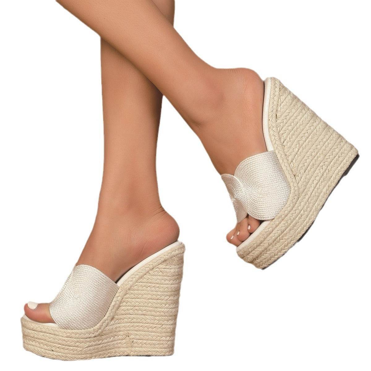 Women's Fashion Wedge Platform Slippers - Pasha