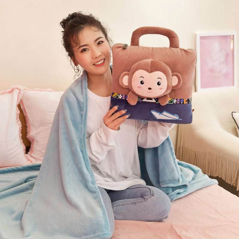 Cartoon Pillow Blanket - Pasha