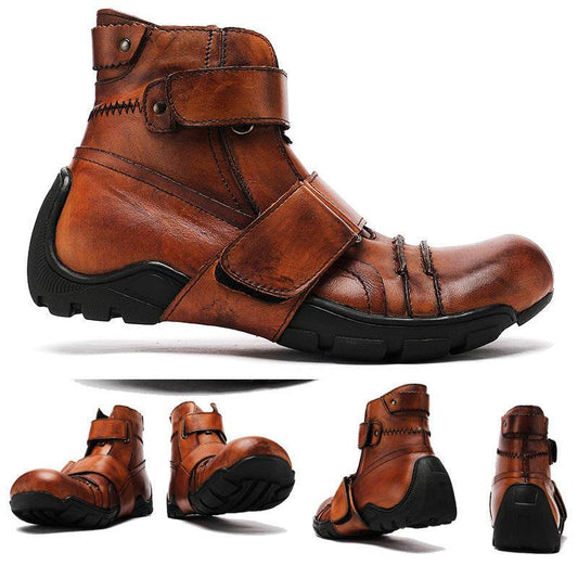 Men's Cowboy Leather Boots – Western Handcrafted Style - Pasha