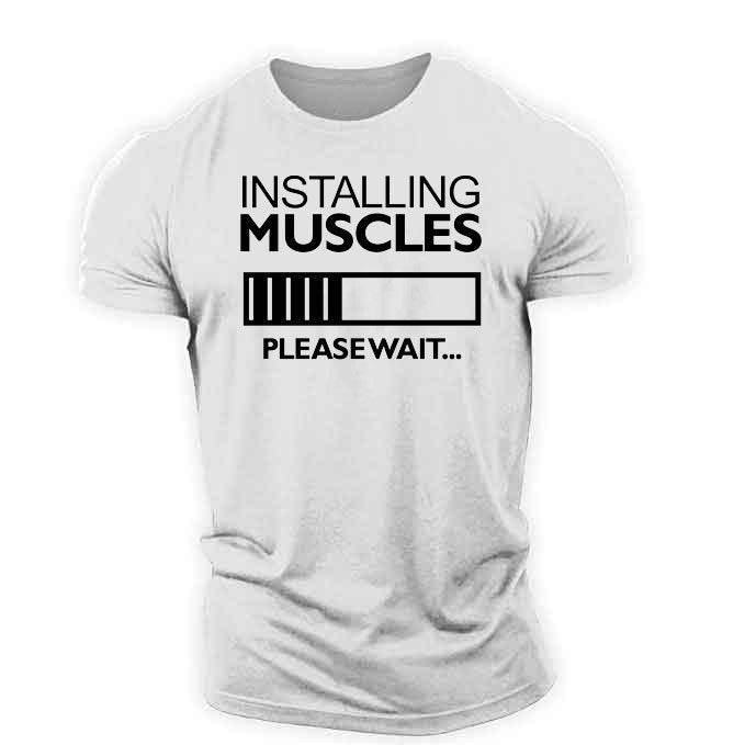 Men´s T-Shirt-Fintess Short Sleeve with funny design - Pasha