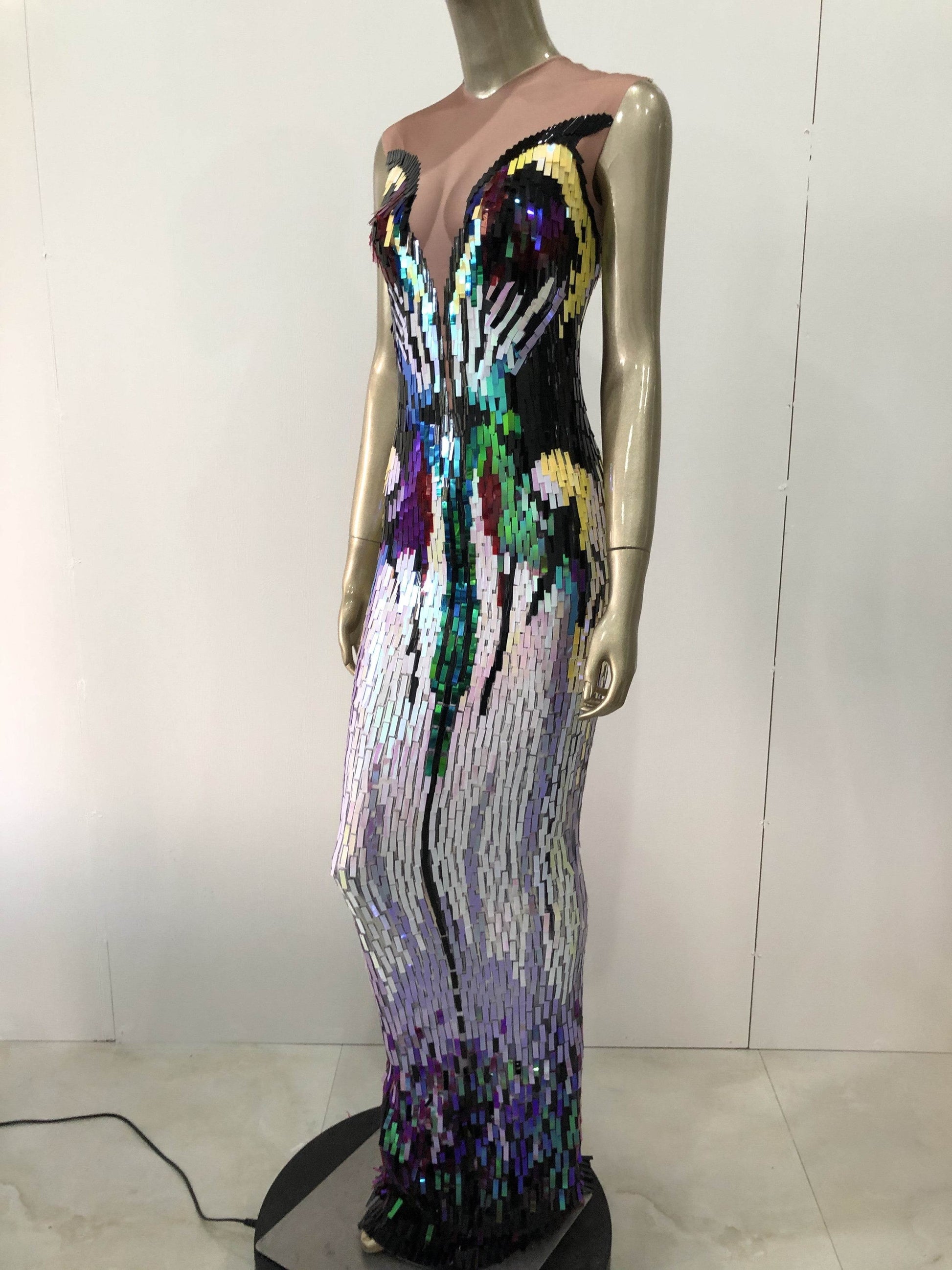 Sequin Evening Dress Female Singer Costume - Pasha