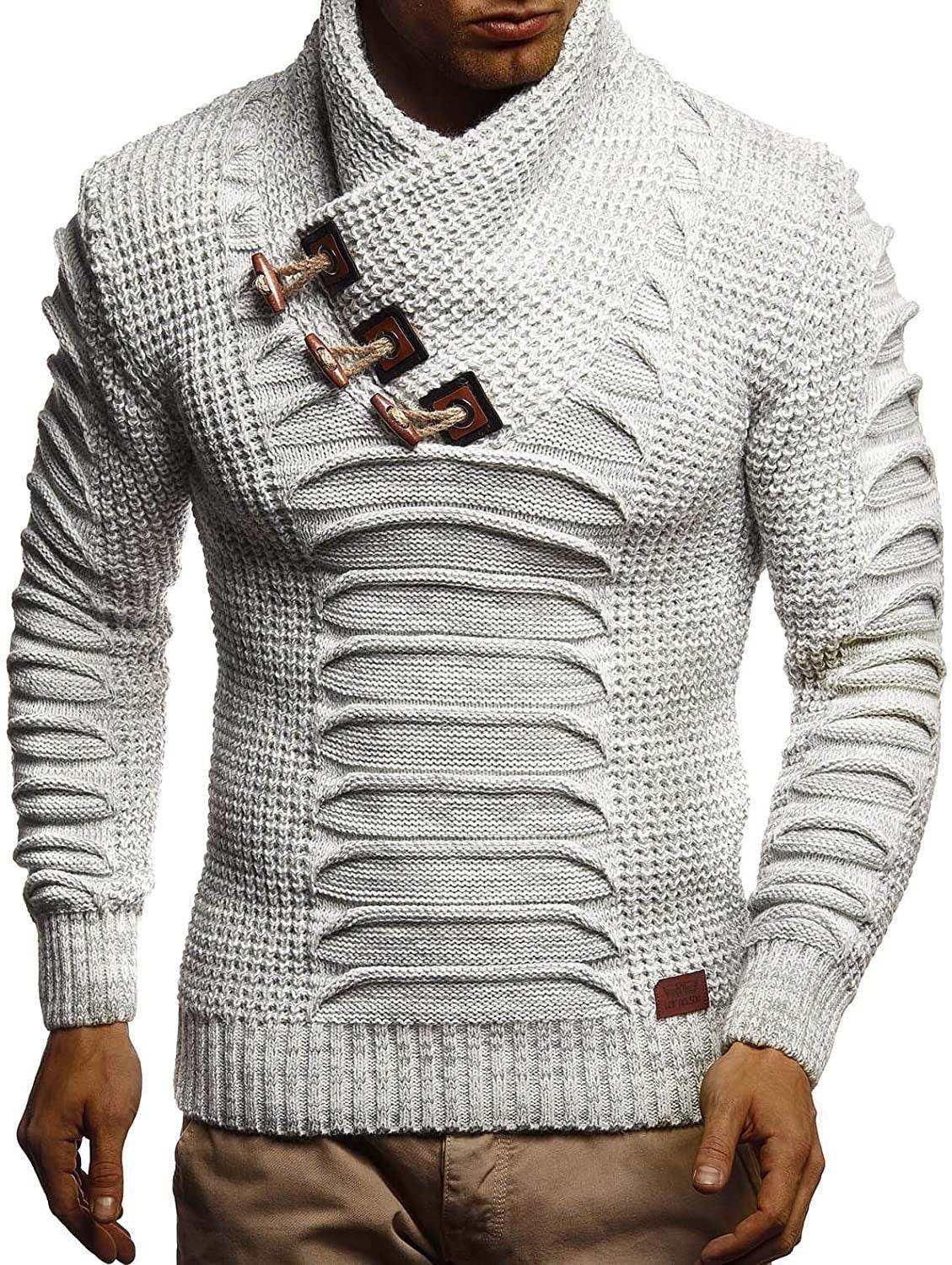 Men´s long sleeve sweater-cozy feel - Pasha