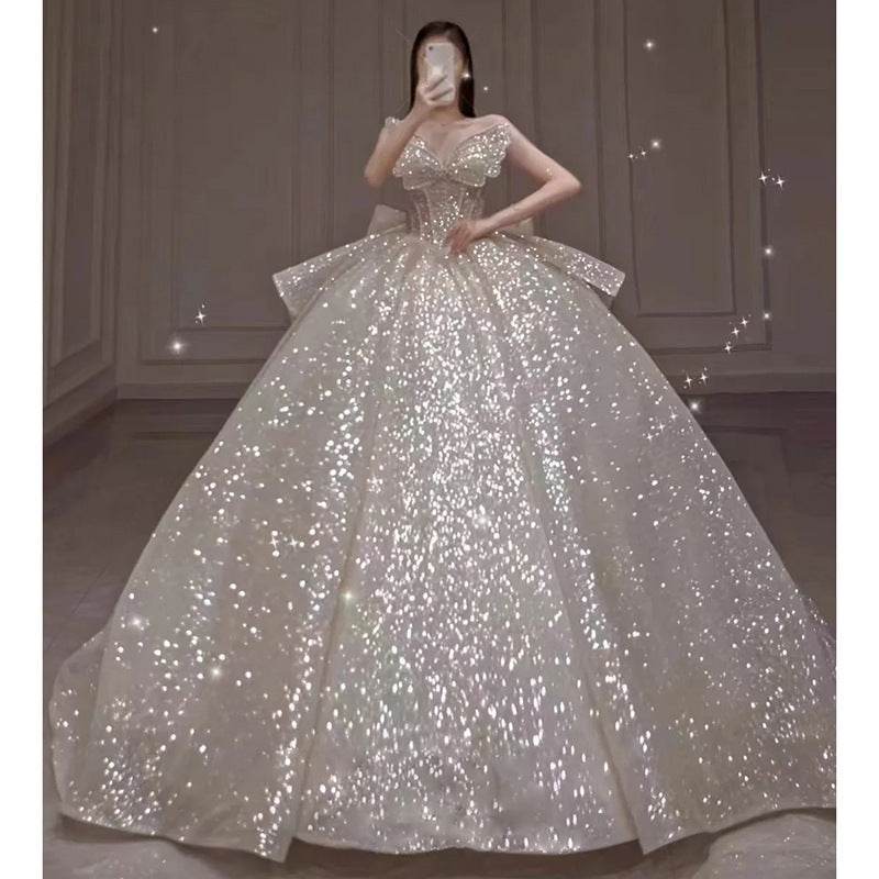 One-Shoulder Wedding Dress – Vintage-Inspired Style - Pasha