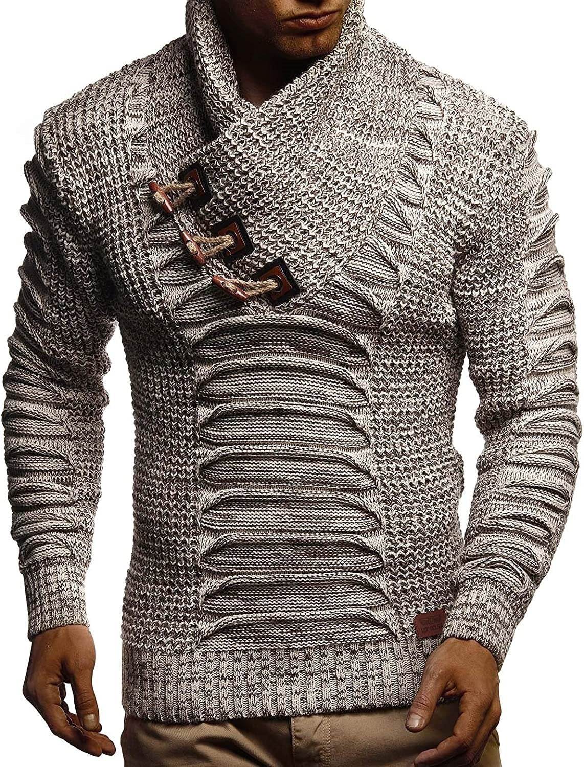 Men´s long sleeve sweater-cozy feel - Pasha