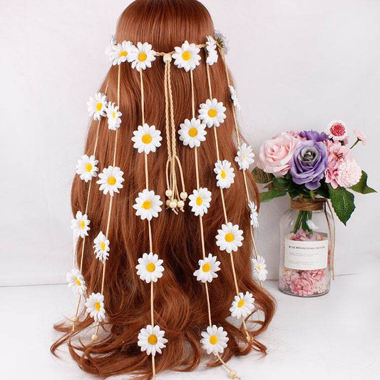 Bohemian Sunflower Hair Crown - Pasha
