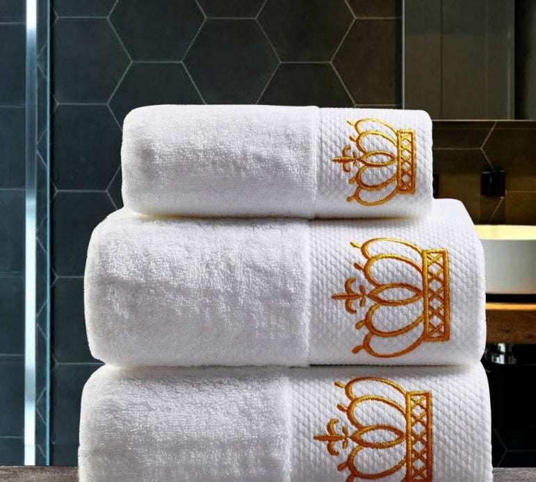 Custom Embroidered Cotton Towel – Luxury & Soft - Pasha