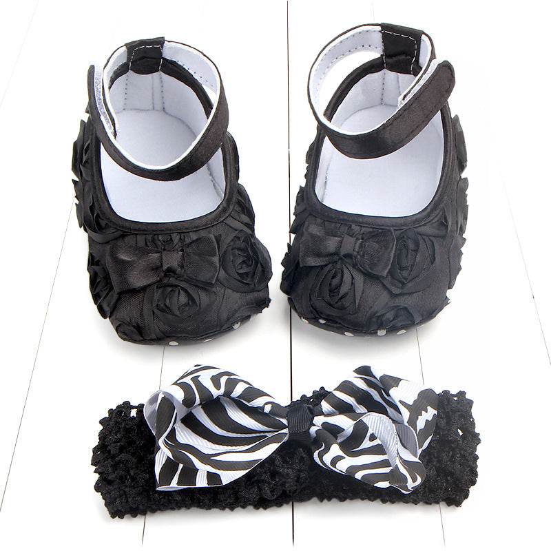 Children's Photoshoot Shoes Set – Comfortable & Stylish Shoes for Toddlers with Embroidery & Bow Designs - Pasha