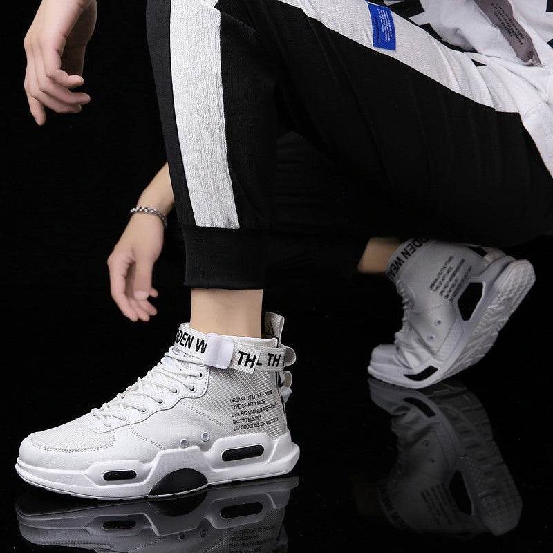 Men's High Top Sneakers – Classic Basketball Style - Pasha