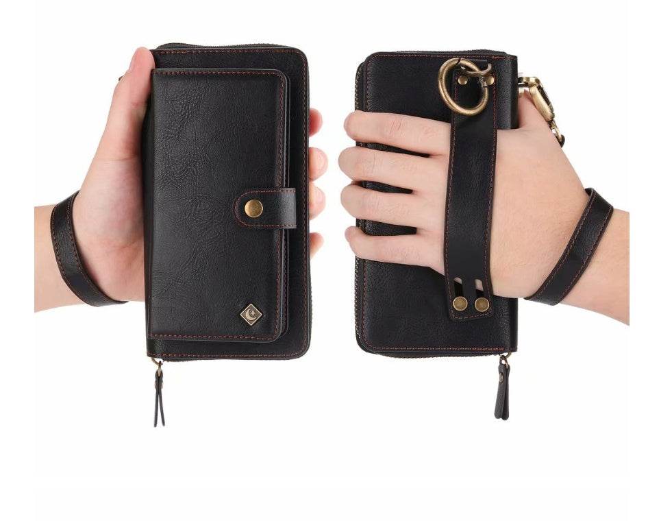 Premium Multi-Functional Wallet Case for Galaxy Note8 – Stylish Zipper Design - Pasha