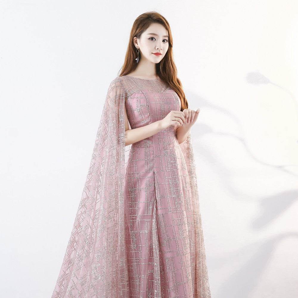 Elegant Sequin Mesh Dress – Long & Classic Style - Pasha