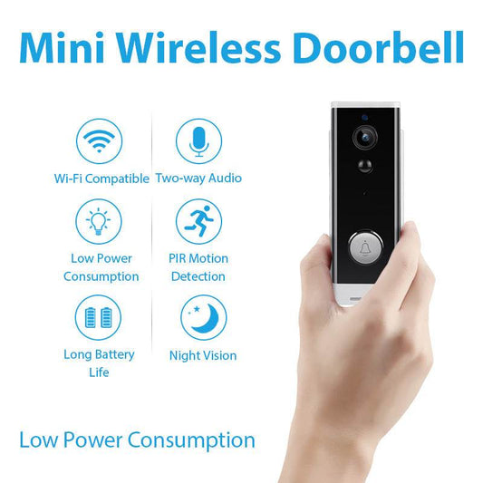 Wireless 1080p Video Intercom System with Remote Control - Indoor/Outdoor Security Camera - Pasha
