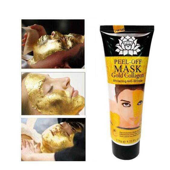 24K Gold Collagen Peel-Off Mask – Hydrating & Anti-Aging Face Mask - Pasha