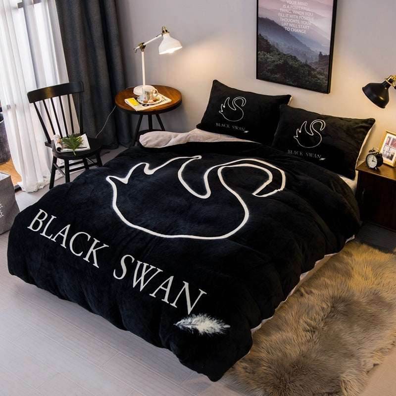 Warm Flannel Bedding Set - Pasha