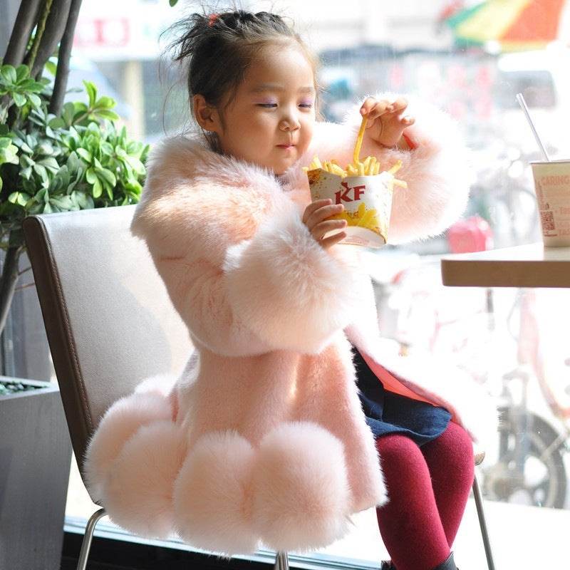 High-Quality Faux Fur Coat for Parents and Children – Stylish and Eco-Friendly - Pasha