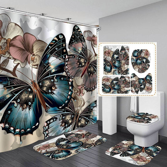 Butterfly Shower Curtain - Pasha