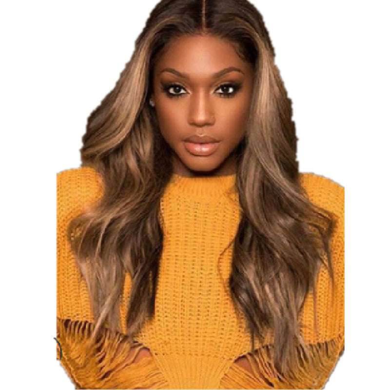 Anime Curly Wig – Mid-Length & Brown Gradient - Pasha