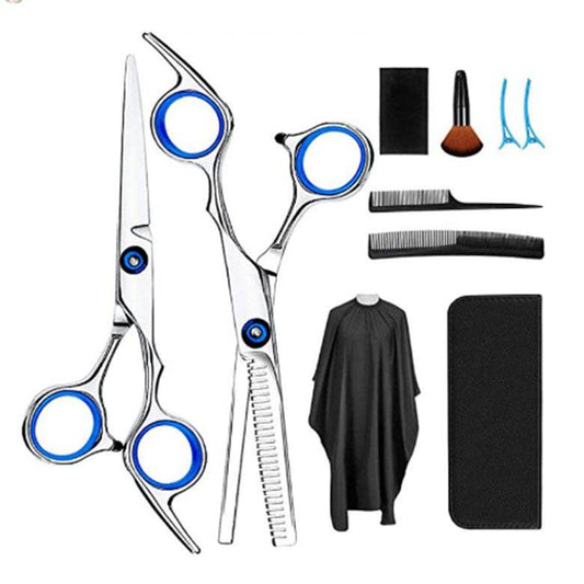 High-Quality Hairdresser & Barber Scissors Pony Cut Set – Precision Haircuts with Ergonomic Design - Pasha