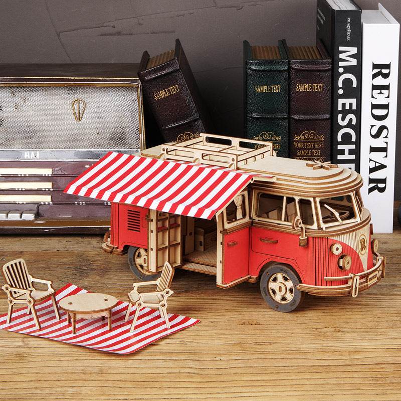 VW Camper DIY 3D Puzzle-Model Building - Pasha