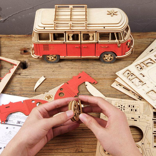 VW Camper DIY 3D Puzzle-Model Building - Pasha