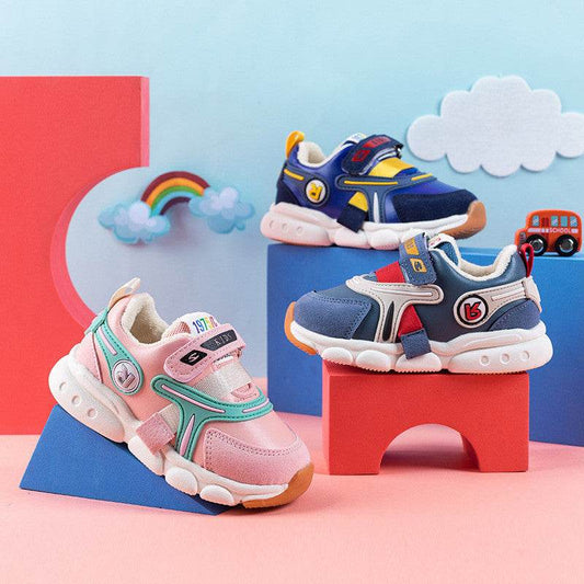 Plush Sneakers for Babies and Toddlers – Breathable, Waterproof, and Slip-Resistant Shoes for Active Little Feet - Pasha