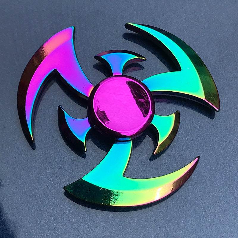 Fingertip Spinner-Colorful Zinc Alloy Decompression Toy - Pasha