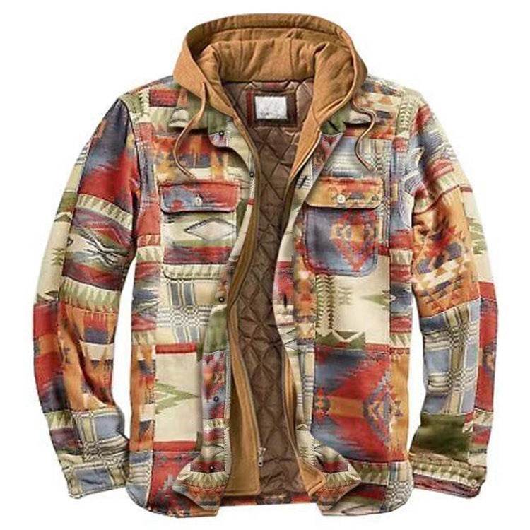 Men´s Retro Hooded Jacket Coat Shirt-style and comfort - Pasha