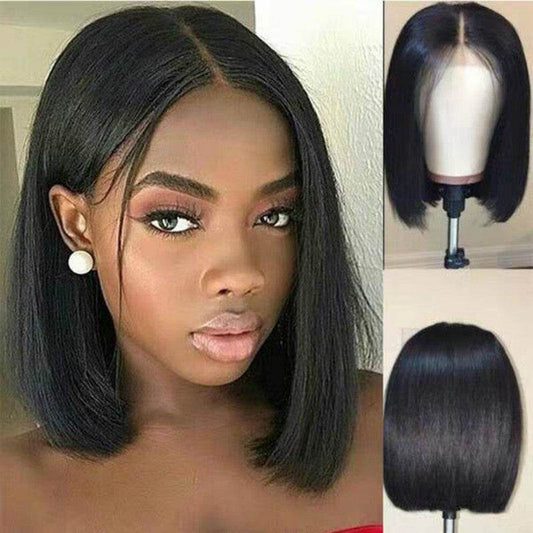 Short Bob Wig – 100% Remy Human Hair, Brazilian Style for Women - Pasha