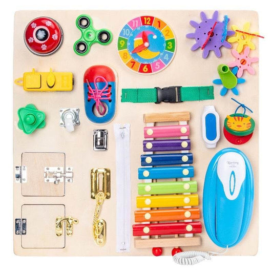 Montessori Busy Board – Educational Toy - Pasha