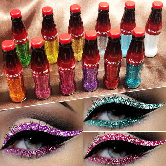 Colored Glitter Eyeliner – Waterproof & High Pigment - Pasha