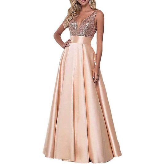 Sequined Evening Gown – Elegant Formal Dress - Pasha