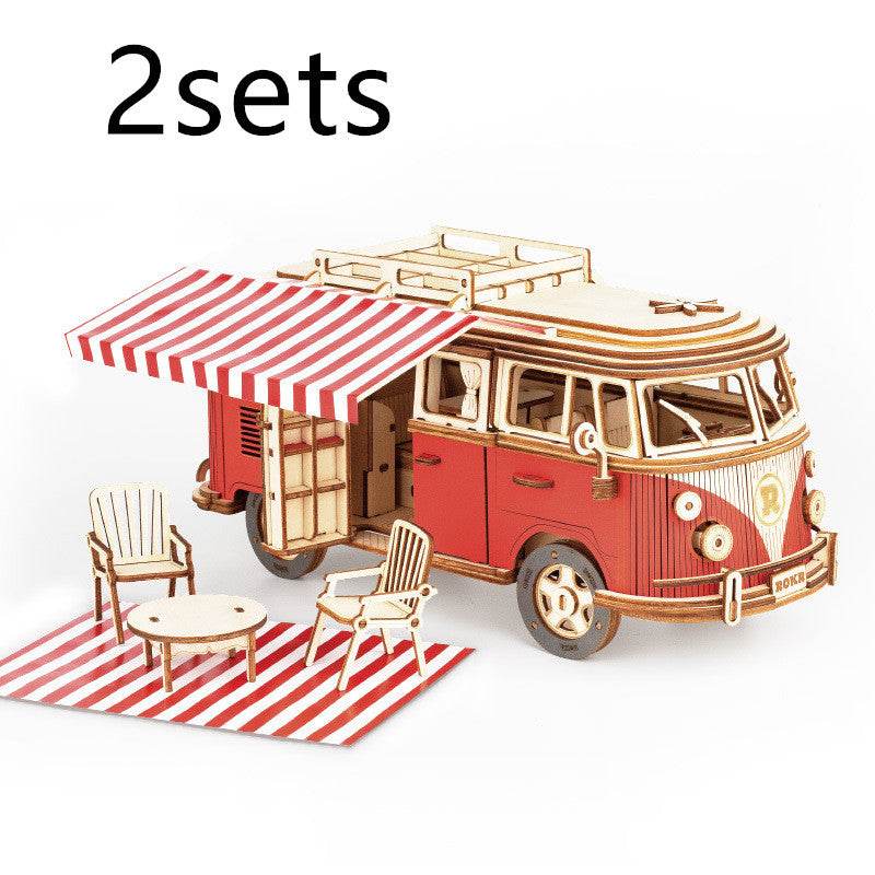 VW Camper DIY 3D Puzzle-Model Building - Pasha
