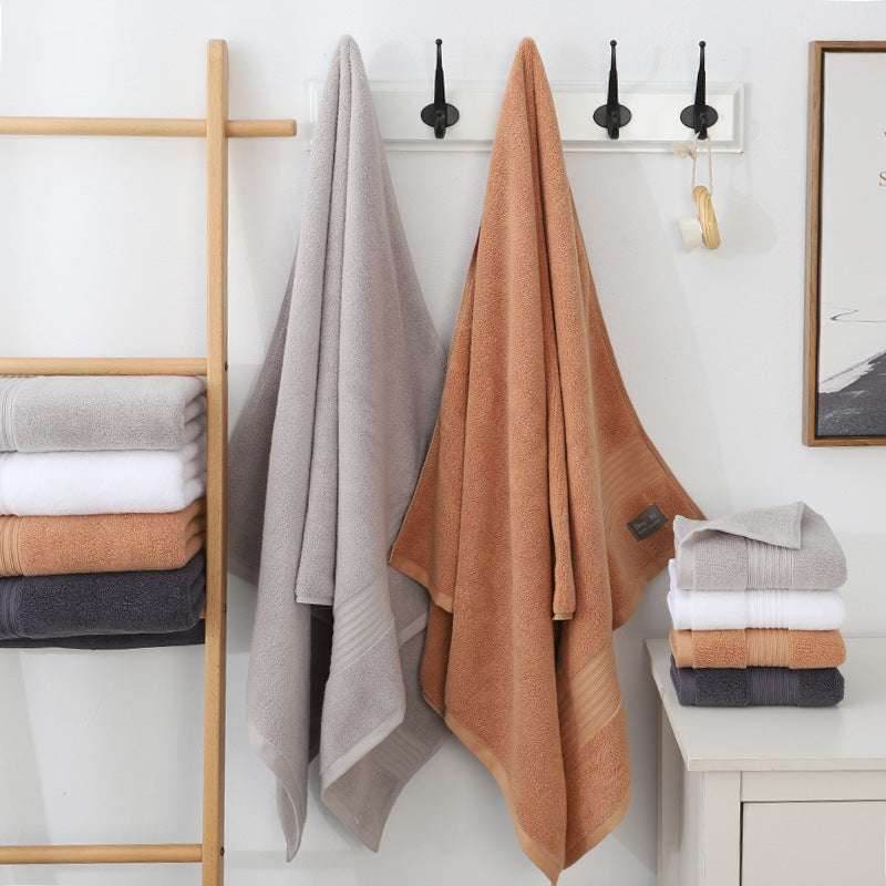Pure Cotton 500g Bath Towel – Thickened, Soft and Absorbent, Hotel & Beauty Salon Gift Towel, Custom Logo Available - Pasha