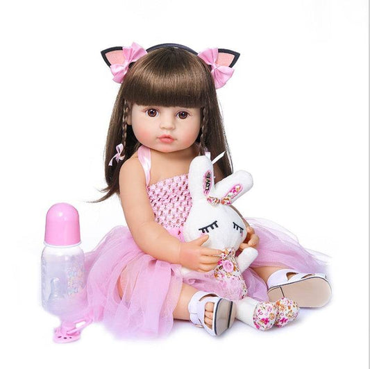 Reborn Bebe Doll 55 cm– realistic full body silicone doll - Pasha
