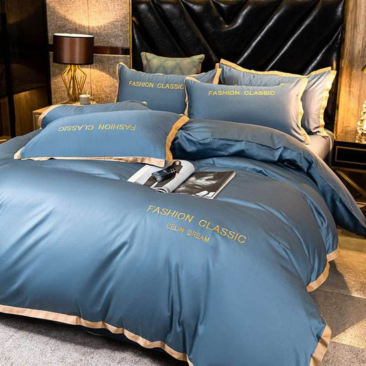 Personalized Cotton Bedding Set – Embroidered Quilt - Pasha