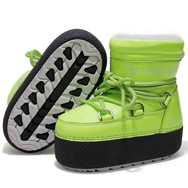 Parent-Child Platform Space Boots – Stylish Moon Boots Sleeve for Family Comfort - Pasha
