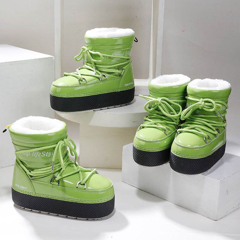 Parent-Child Platform Space Boots – Stylish Moon Boots Sleeve for Family Comfort - Pasha