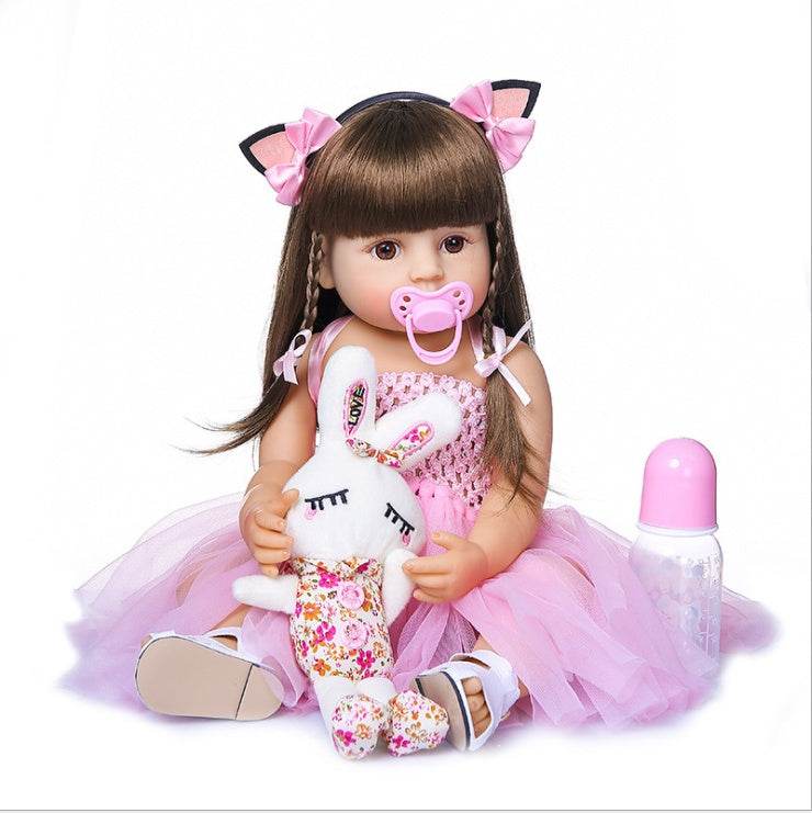 Reborn Bebe Doll 55 cm– realistic full body silicone doll - Pasha