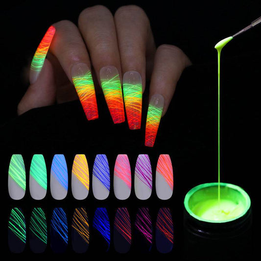 Luminous Nail Art Spider Nail Gel UV Nail Polish – Creative Nail Art - Pasha