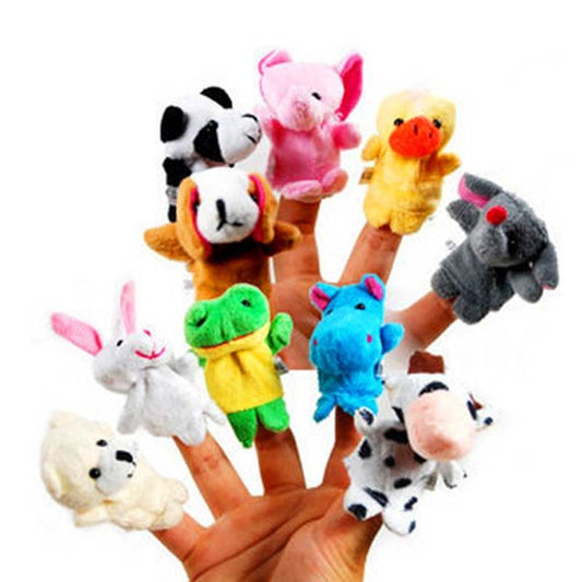 Finger Puppet Set 10 piece– Creative Fun for Kids, Interactive Storytelling, and Early Childhood Development - Pasha