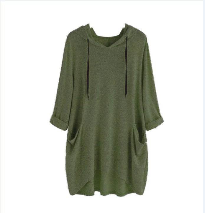 Cashmere Hoodie T-Shirt - comfort and elegance - Pasha