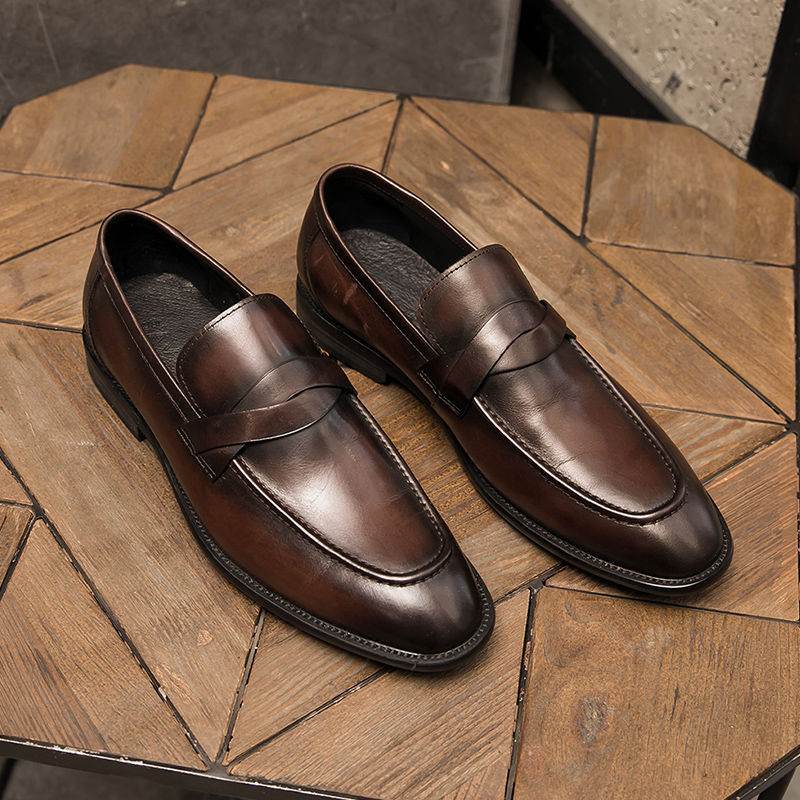 Casual Slip on British Leather Shoe - Pasha