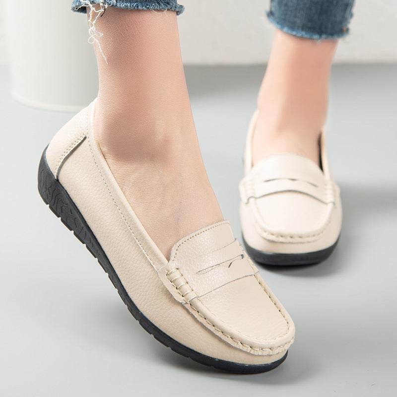 Casual Flat Heel Shoe-Nurse Shoe - Pasha