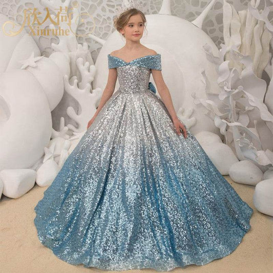 Enchanting Long-Tail Dress for Girls – Elegant and Comfortable - Pasha