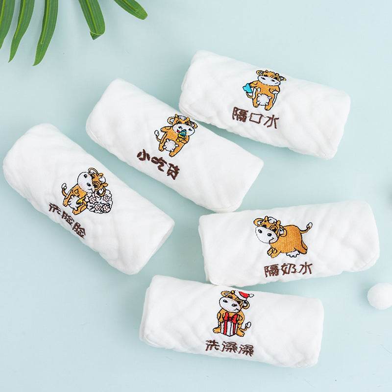 Embroidered Baby Bibs – Soft & Absorbent Drool Bibs - Pasha